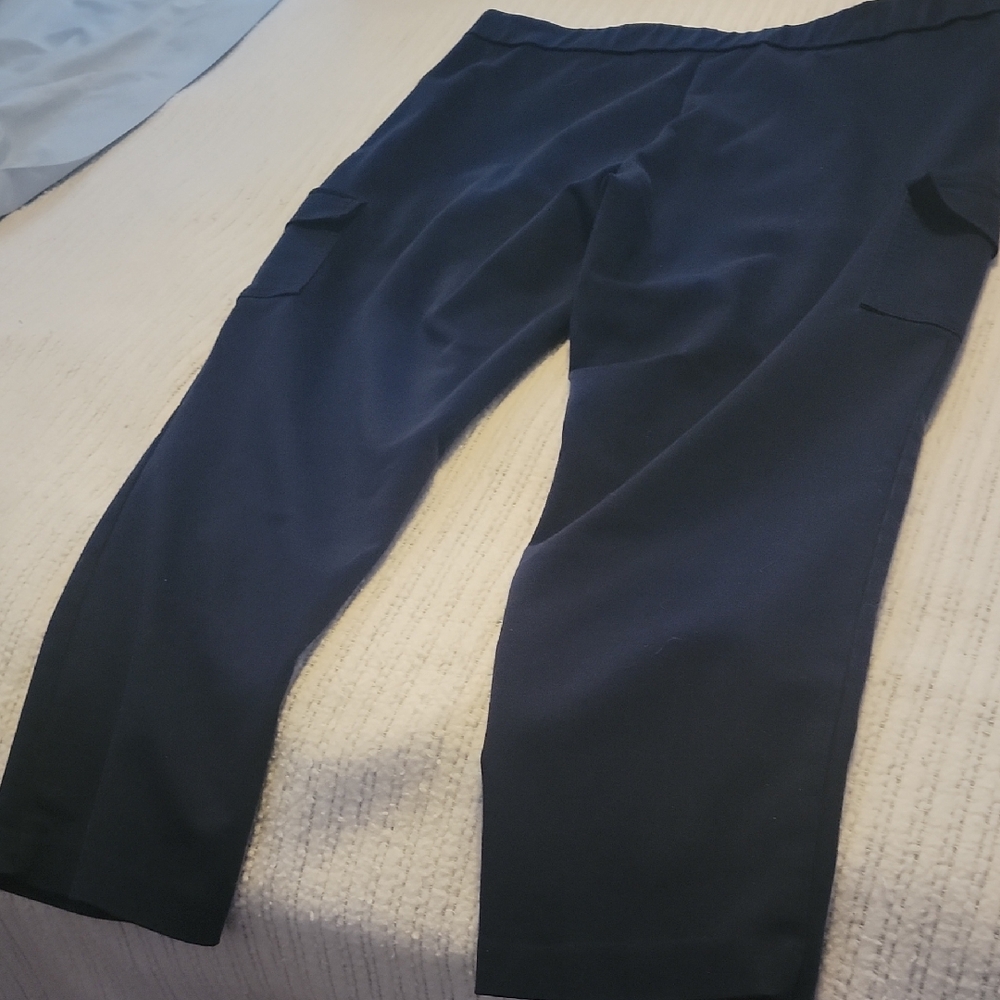 Calvin Klein Blue Cargo Pants Straight Leg Cotton